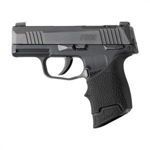 Hogue Overmolded Rubber Magazine Extended Base Pad for Sig P365-365-380 10rd Black