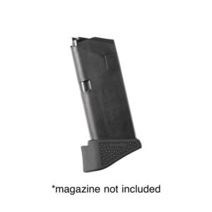 Hogue Overmolded Rubber Grip Extension Base Pad for Glock 26 10-rd Magazines Black