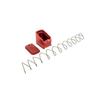 Shield Arms Magazine Extension +5-+4 for Glock 17-22-34-35-19X-45 Red