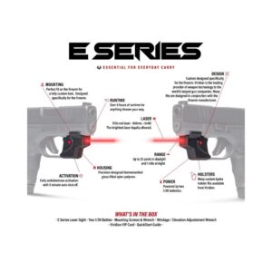 Viridian E Series Red Laser Black Ruger MAX-9 w- Kydex Holster IWB RH
