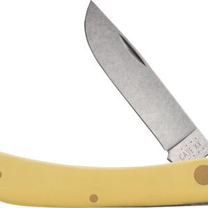 Case Knives Yellow Synthetic - Smooth Sod Buster Jr