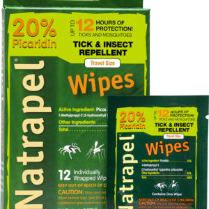 Arb Natrapel Picaridin Wipes - 12 Wipes Per Box