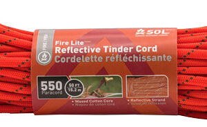 Arb Sol Fire Lite Reflective - Tinder Cord 50' Poly 550