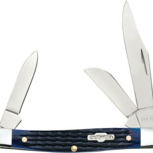 Case Knives Blue Bone Rogers - Corn Cob Jig Medium Stockman