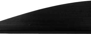 Tac Vanes Matrix 2.25" - Shield Cut Black 36 Pack
