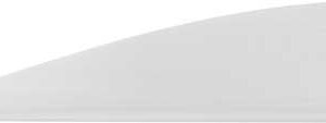 Tac Vanes Matrix 2.25" - Shield Cut White 36 Pack