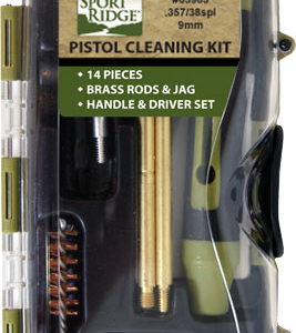 Sport Ridge Cleaning Kit - Pistol 38-357-9mm 14pc
