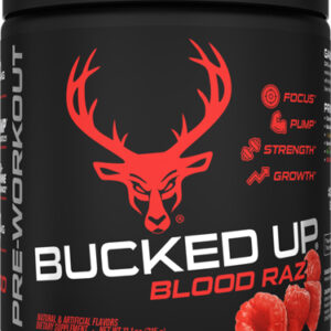 Bucked Up Pre-workout Blood - Raz 30 Servings