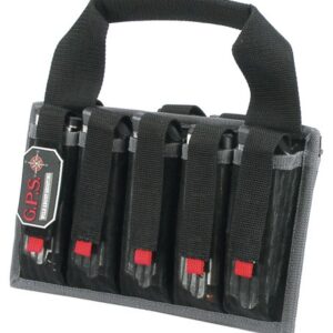 Gps Pistol Magazine Tote - Holds 10-pistol Mags Black