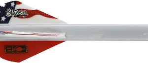 Bohning Blazer True Fletch - Wrap American Flag 6pk