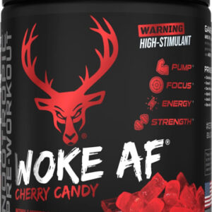 Bucked Up Pre-workout Woke Af - Cherry Hard Candy 30 Servings