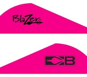 Bohning Blazer Vanes - 2" Solid Hot Pink 100pk