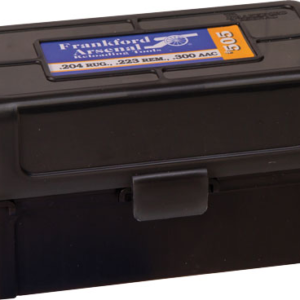 Frankford Arsenal Ammo Box 223 - 50 Rds Black-smoke Hinge Top