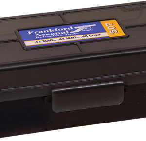 Frankford Arsenal Ammo Box 40- - 45acp-10mm 50rnd Blk-smk H Tp