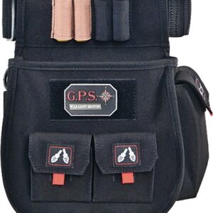 Gps Deluxe Shell Pouch - W- Twin Pouches & Web Belt Blk