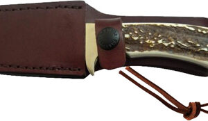 Uncle Henry Knife Staglon 4" - Caper W-leather Sheath