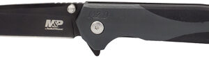 S&w Knife M&p M2.0 2-tone Clip - Folder 3.5" Tanto Fngr Flipper