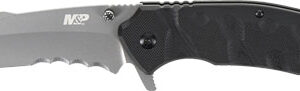S&w Knife M&p Special Ops 4" - Tanto 4 Spring Assist Black
