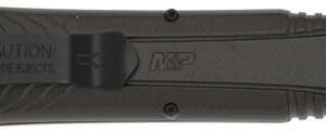 S&w Knife M&p Otf 3.5" Aus-8 - Blade Tip Down Carry W-safety