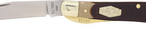 Old Timer Knife Gunstock Trppr - 1-blade 3.1" S-s Delrin