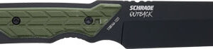 Schrade Knife Outback Cleaver - Fixed 3.6" Black-green
