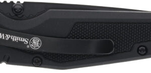 S&w Knife S.w.a.t Spring Asst - 3" Black-black Liner Lock