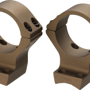 Browning X-lock Mounts 1" High - 2pc Burnt Bronze For X-bolt