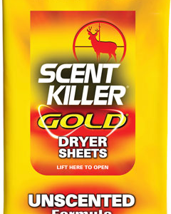 Wrc Dryer Sheets Scent Killer - Gold Unscented 18-pack