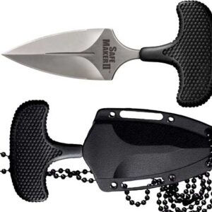 Cold Steel Safe Maker Ii 3.25" - Tshape Push Knife W-kydex Shth