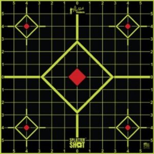 Splatter Shot Target Sight-in - 12" Green Peel-stick 12ea