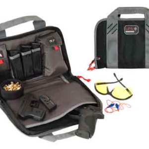 Gps Double Pistol Case - Black-grey Nylon