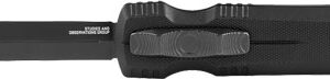 Sog Knife Pentagon Otf - Blackout 3.79" Dbl Edge Blade