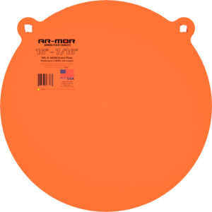 Ar-mor 16" Mil41600 Steel Gong - 7-16" Thick Steel Orange Round