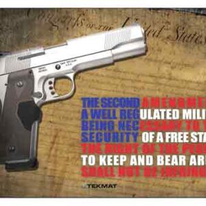 Tekmat Armorers Bench Mat - 11"x17" 2nd Ammendment