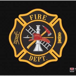 Tekmat Armorers Bench Mat - 11"x17" Firemans Shield
