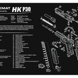 Tekmat Armorers Bench Mat - 11"x17" Heckler & Koch P30
