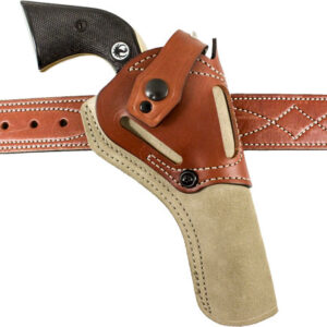 Desantis Wild Hog Holster Lthr - Ambi Colt Saa 5 1-2" Natural