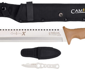 Camillus Carnivore X Machete - 12" Blade Stainless W- Knife