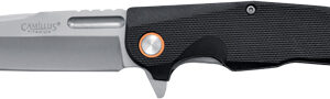 Camillus Regent Folding Knife - 4" Ss Blade Nylon Black