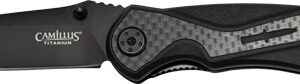 Camillus Machine Folding Knife - 2.78" Ss Blade Carbon Fiber Bl