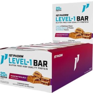 1st Phorm Level 1 Bar Peanut - Butter & Jelly 15 Bars
