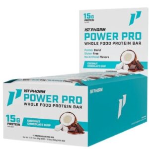 1st Phorm Whole Food Power Pro - Bar Coconut Choco Chip 15 Bars