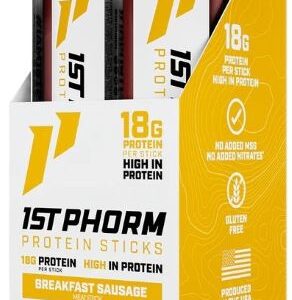 1st Phorm Protein Beef Sticks - Breakfast Sausage 15 Sticks