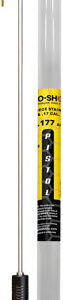 Pro Shot Stainless 1pc Pistol - Cleaning Rod 12" .17 Cal W-jag