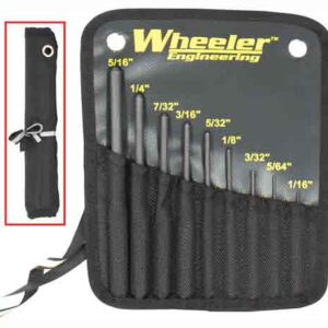 Wheeler 9-pc Roll Pin Punch - Set W-storage Pouch