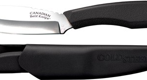 Cold Steel Canadian Belt Knife - 4" Plain Edge Blade W-sheath