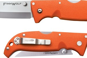 Cold Steel Finn Wolf 3.5" Blz - Orange Clip Folder W-tri-ad Lk