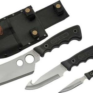 Szco Rite Edge 3pc Skinning - Set W-black Rubber Hndl-sheath