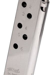 Walther Magazine Ppk 380 - 380acp 6rd Nickel