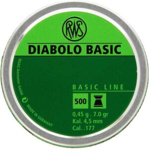 Rws Pellets 177 Diabolo Basic - Line 7.0 Grains 300 Ct